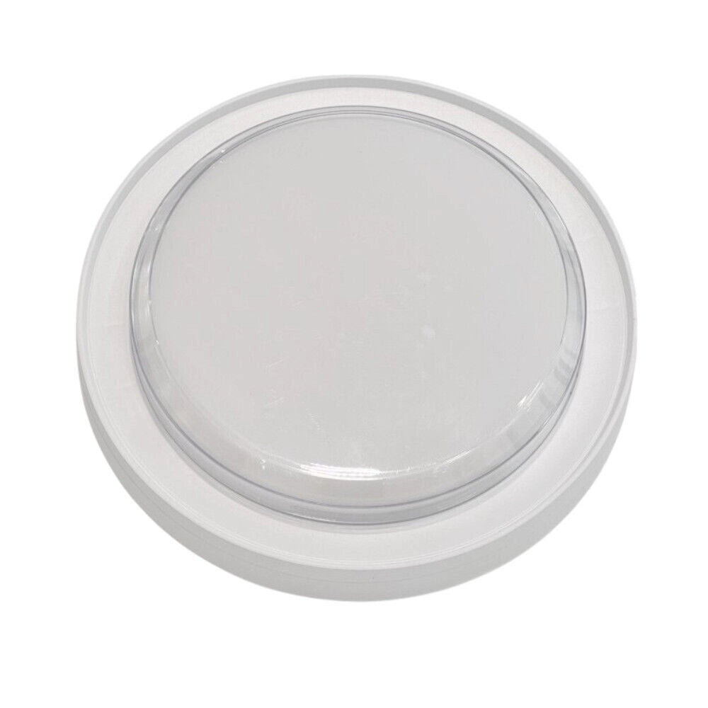 Trade Shop - Applique A Led Da Parete Plafoniera Soffitto Tonda 23 Watt Cct Switch Ip65 Xg-909-3c - Bianco