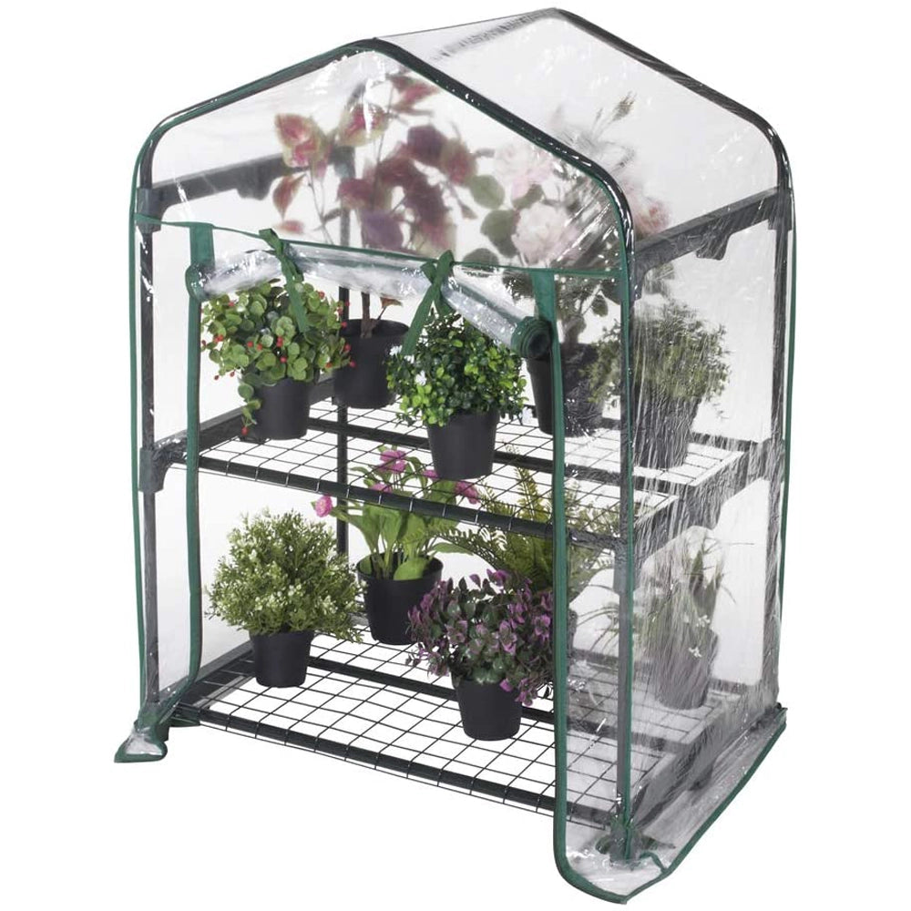 Serra da giardino balcone con telo piante orto fiori 69x49x98cm verdelook