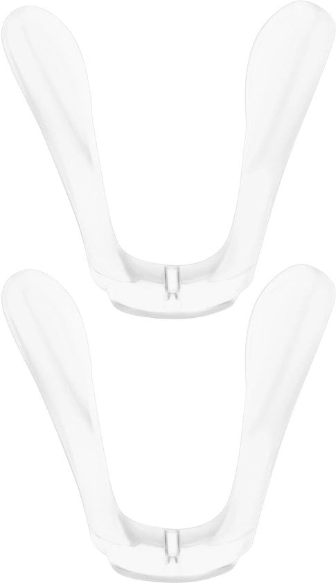 Protezioni per occhiali U-vormig - Protezioni per occhiali in silicone - Protezioni per occhiali autoadesivi - Antiscivolo - Leggere - Translucide - Protezioni per occhiali per bicicletta