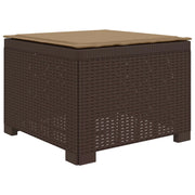 Divano da giardino 4 posti con cuscini aspetto rattan PP 3443932