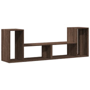 Mobili TV 2 pz | Armadietto TV | Mobile Porta TV Rovere Marrone 75x30x50 cm in Legno Multistrato
