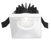 GFA303- FARETTO DA INCASSO IN ALLUMINIO A LED 3000K 700LM 9W QUADRATO 7CM BIANCO