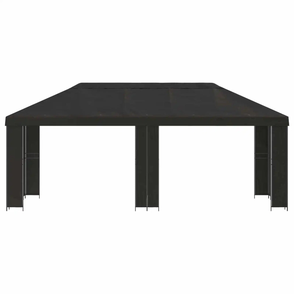 Gazebo da giardino 6 x 3 m Antracite Poliestere e Acciaio 190 3376009