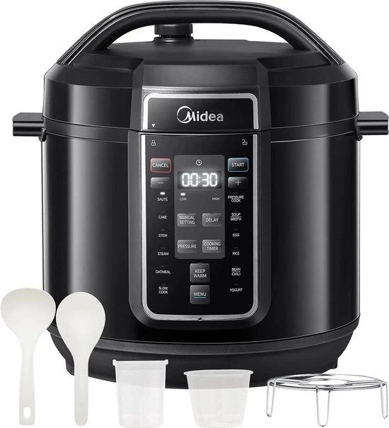 Multiuso - 9-in-1 Cottura Rapida Elettrica - Con Piatto Antiforatura - Yogurtmaker - Cottura Riso - Soffriggere - Vaporizzazione - Cakebaker