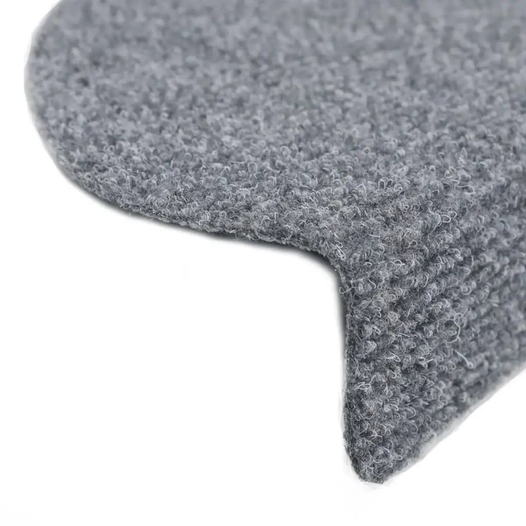 Tappetini Autoadesivi per Scale 30 pz Grigio Chiaro 56x17x3 cm