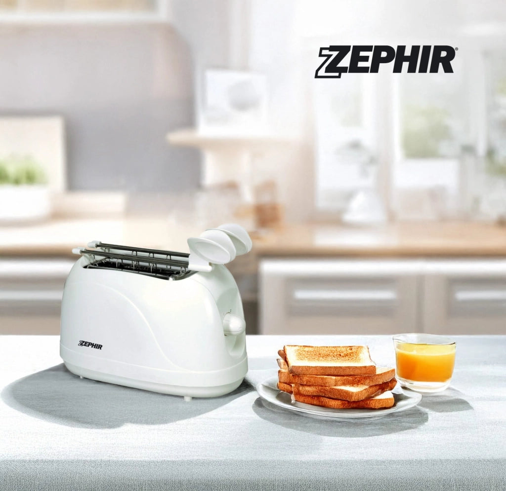 TOSTAPANE ELETTRICO CON PINZE ESTRAIBILI ZEPHIR - 800W