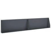 Muro di contenimento 2 pz 100 x 12 x 40 cm Acciaio Antracite 8015145