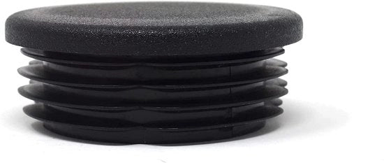 Corona dorata - Stopperelle a lamelle - Tubi rotondi - Nero - Robusto e facile da montare - Per tubi di 44,8-47,2 mm - 4 pezzi