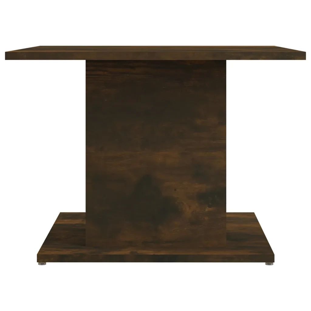 Tavolino Salotto-Tavolino da soggiorno-Tavolo Rovere Fumo 55,5x55,5x40cm Legno Multistrato