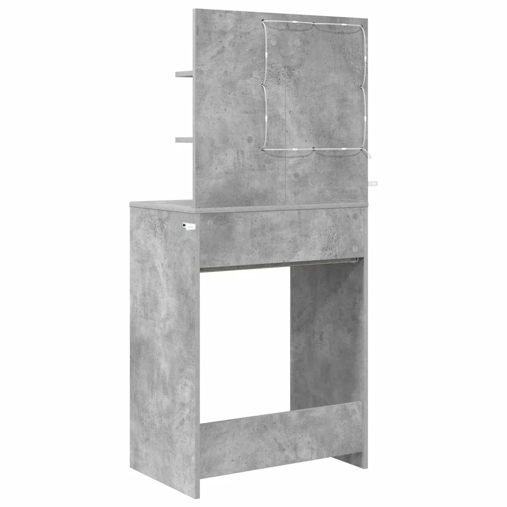Tavoli da Trucco per Camera da Letto Grigio cemento