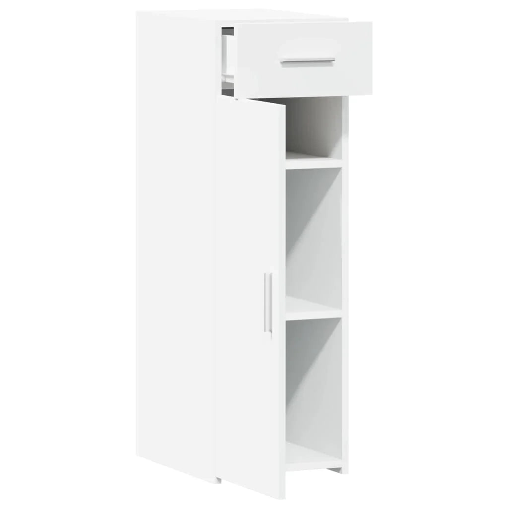 Buffet credenza cassettiera mobiletto mobile contenitore organizer cucina soggiorno salotto 30 x 42,5 x 93 cm legno ingegnerizzato bianco 02_0030226