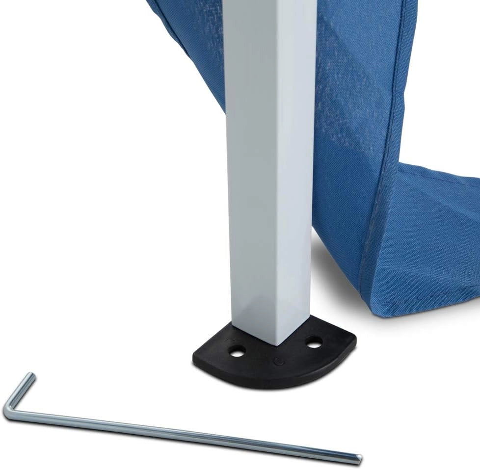 Deuba Gazebo Capri 3x6m Pop-Up Blu Idrorepellente con Borsa Protezione UV Padiglione Pieghevole Tendone Festa