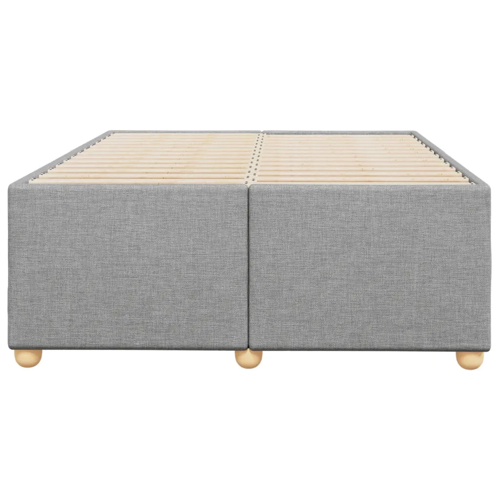 Giroletto senza Materasso Grigio Chiaro 120x200 cm Tessuto