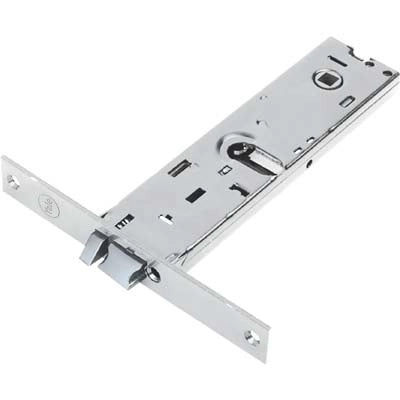 SERRATURA METALLO INFILARE ELETTRICA 85400 YALE  B.Q INOX F.MM 16 F.OV+SCR+F+Q8 H.MM 44 E.MM 80