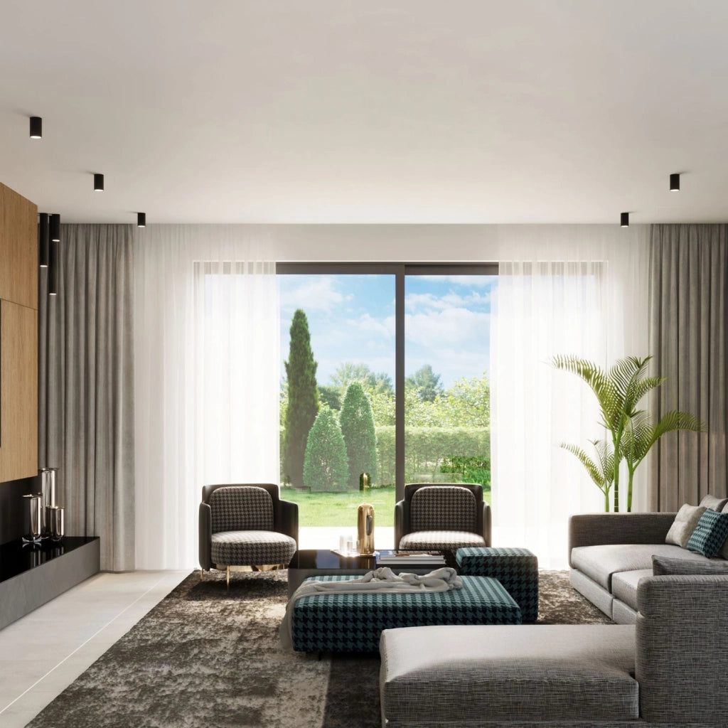 Spot soffitto MODENO 60cm nero Pure Lume GU10 1 luce