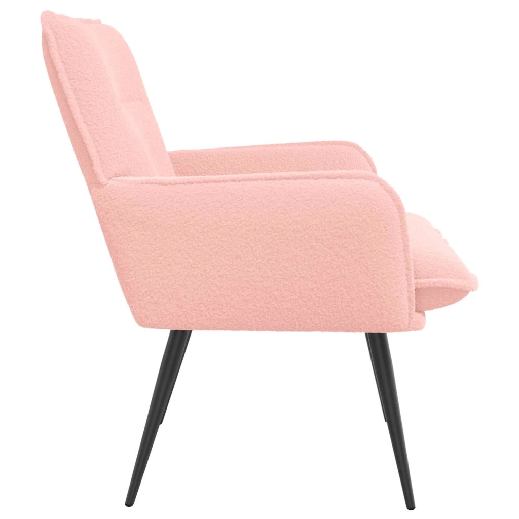 Poltrona Rosa Bouclé 42047694