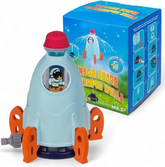 Giocattolo per il bagno per bambini - razzo da 33 cm - razzo idropulente - divertimento estivo