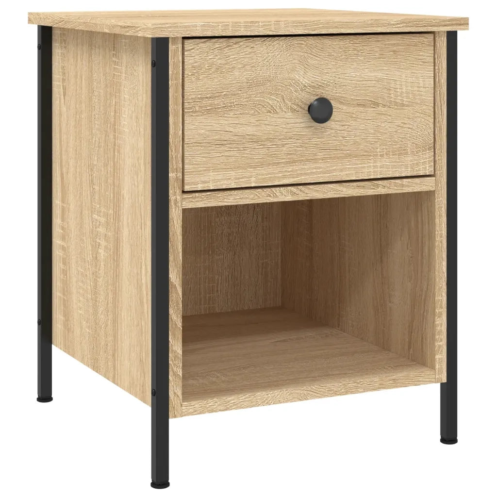 Comodini 2 pz Rovere Sonoma 40x42x50 cm in Legno Multistrato 825936