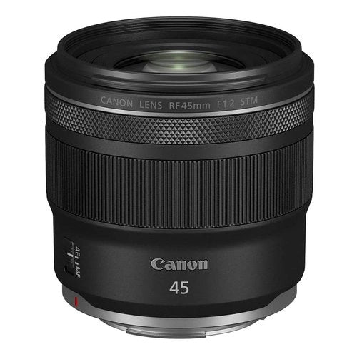 Obiettivo fotografico canon 7198c005 eos r rf 45mm f1.2 stm black