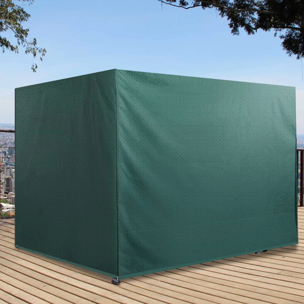 Copertura per Dondolo da Giardino Impermeabile Anti UV ¨C zephmum ¨C Verde 215x155x150cm
