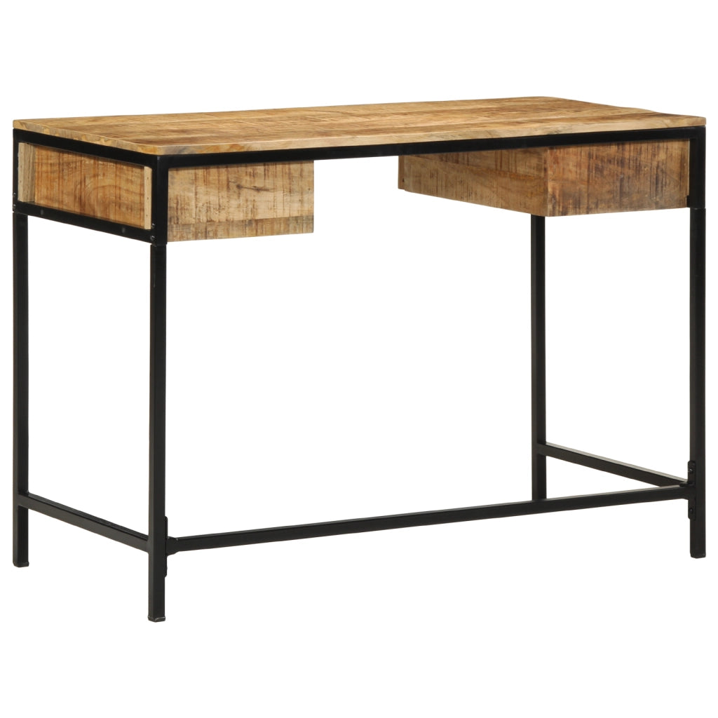 Scrivania 105x50x75 cm Legno Massello di Mango