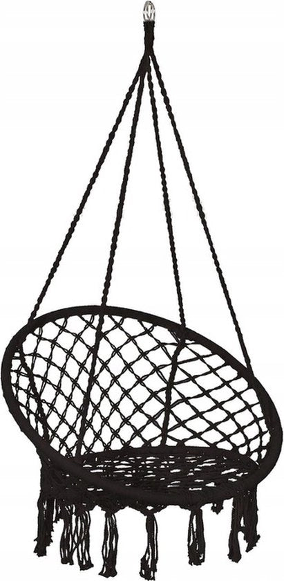 Sedile a Sella per Esterni | Utilizzabile Internamente ed Esternamente | Sostegno fino a 150 kg | 120 x 79 cm | Nero