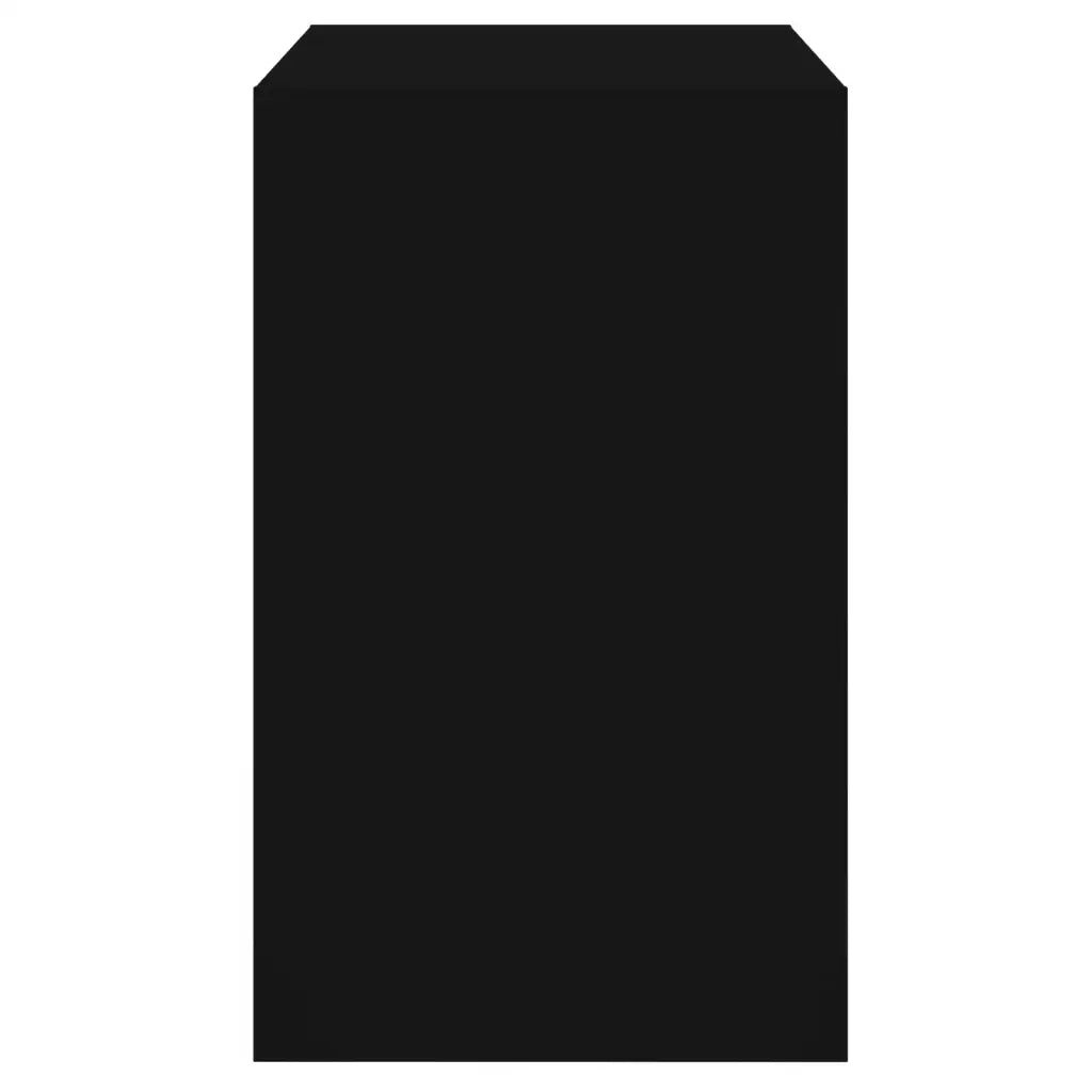 Scarpiera Nera 80x42x69 cm in Legno Multistrato 840002
