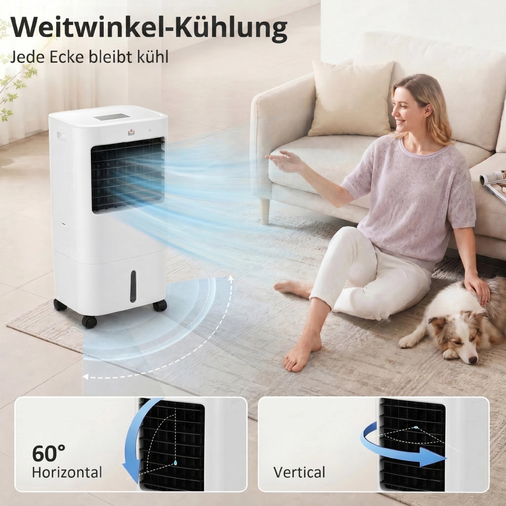 Ventilatore a colonna ¨C Zephmum ¨C Bianco 40x40x120 cm