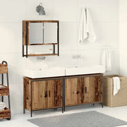 Set di mobili per il bagno 3 pcs Marrone Legno multistrato 3334364
