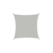 TENDA VELA OMBREGGIANTE DA ESTERNO QUADRATA 3X3 MT GRIGIO CENERE
