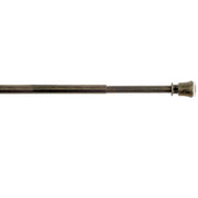 Astine scorritenda titan nero oro da cm 60 a cm 70 confezione pezzi 2
