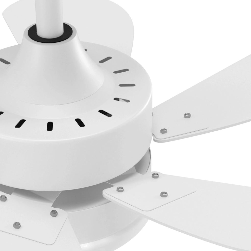 ZMH Ventilatore da Soffitto con Luci e Telecomando 6 Pale 75 cm Timer per Camera da Letto Cucina Senza Lampadina