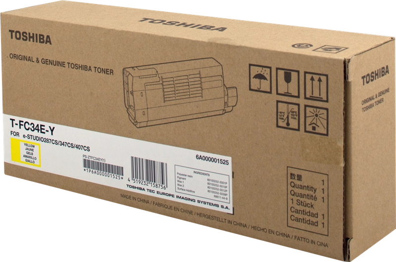 Dynabook T-FC34EY cartuccia toner 1 pz Originale Giallo