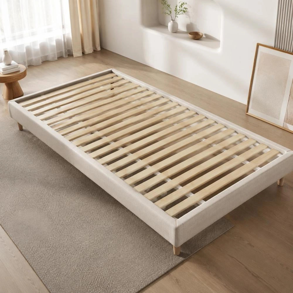 Bed Slatted Frame Replacement With 24 Slats 100x200 Cm