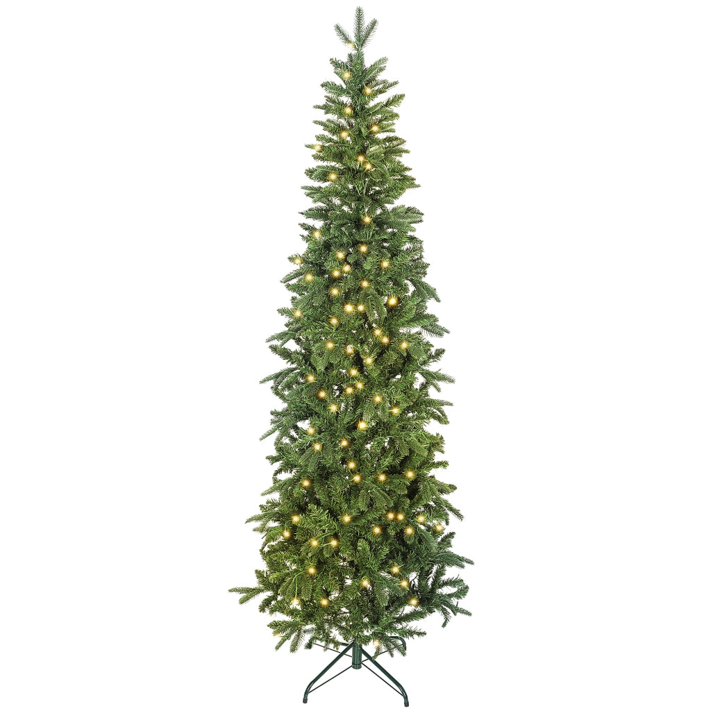 Albero di Natale artificiale 210 cm ¨C zephmum ¨C verde, luci, rami articolati