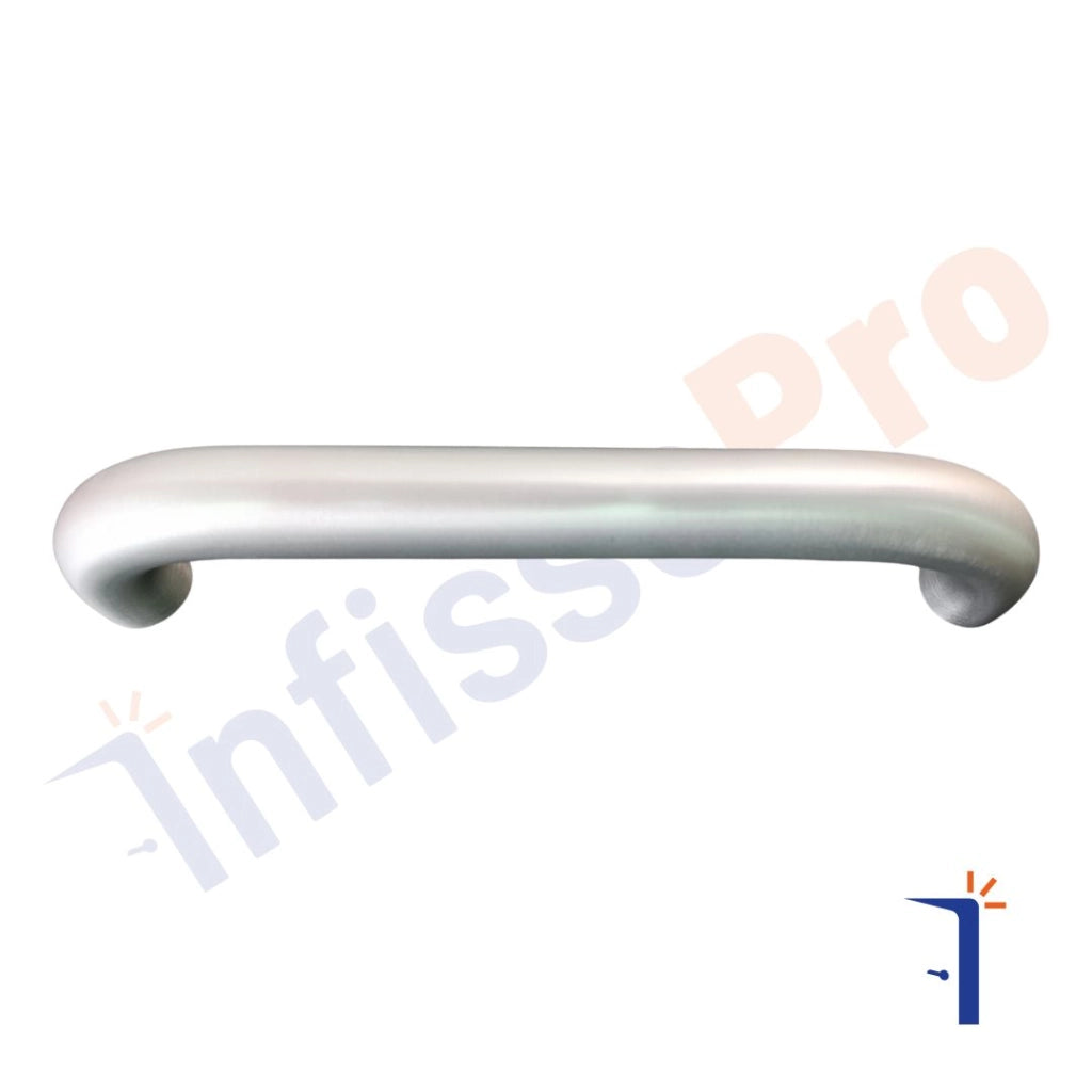Maniglione per vetrine o portoni in alluminio profilo rotondo 4A10BX1