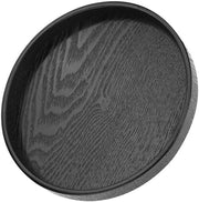 Piatto di Servizio Rond 21cm - Piatto di Servizio in Legno - Antiscivolo - Piatti di Servizio - Adatto per Bevande e Cibi - Eccellente Qualità Artigianale - Piatto di Servizio