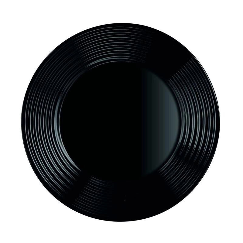 HARENA PIATTO PIANO DA PORTATA DIAMETRO DA 27 CM IN COLORE NERO