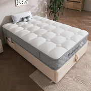 Materasso Ortopedico a Molle Insacchettate 90x200 cm H3 Spessore 20 cm 7 Zone con Schiuma Fredda e Rivestimento OEKO-TEX