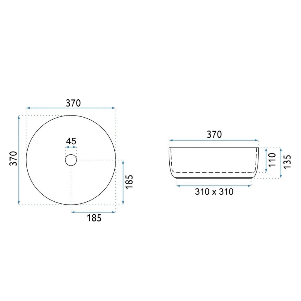 Lavabo Da Appoggio Rea Sami Green Matt