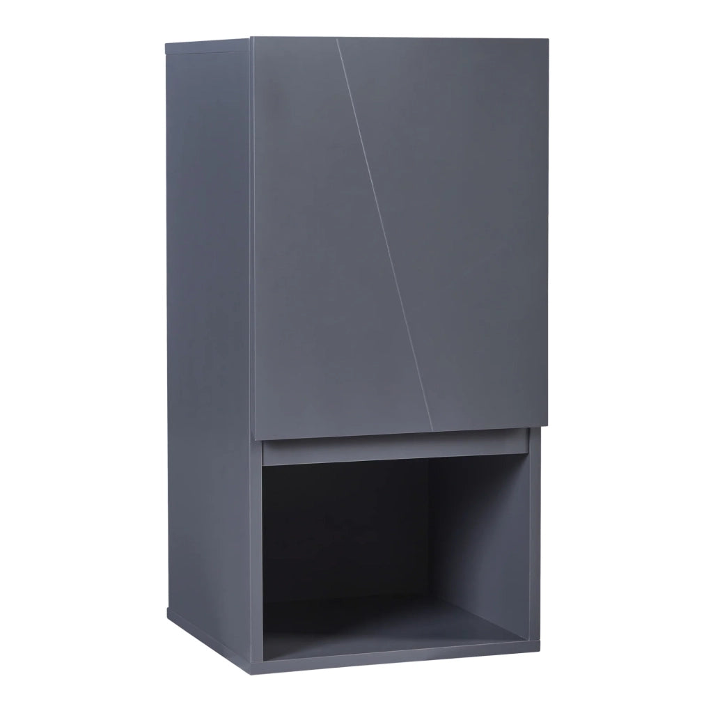Mobiletto/scaffale da parete per bagno 60 x 30 x 30 cm grigio 03_0008898
