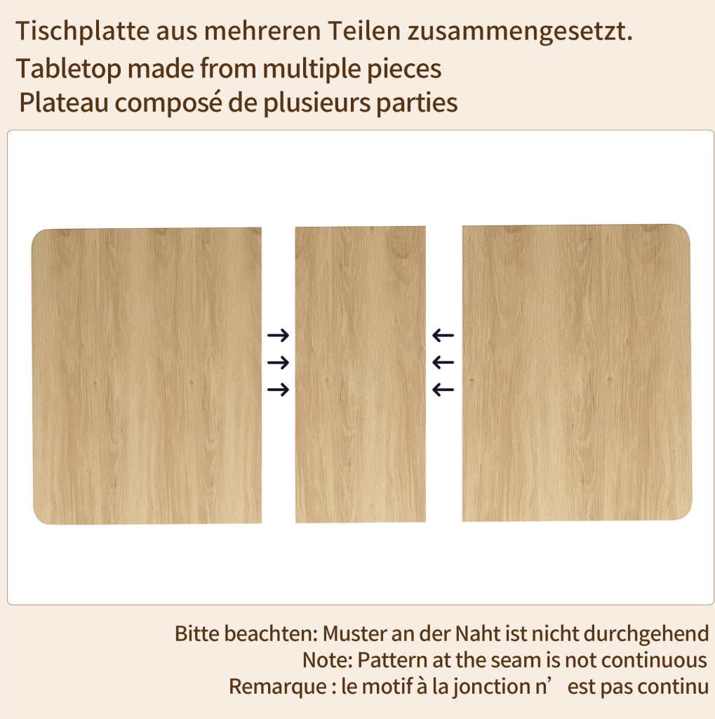 Tavolo da pranzo allungabile 120-160x80 cm in MDF