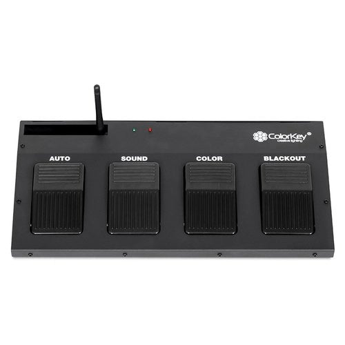 Centralina luci dmx colorkey cku 3055 partybar wireless footswitch bla