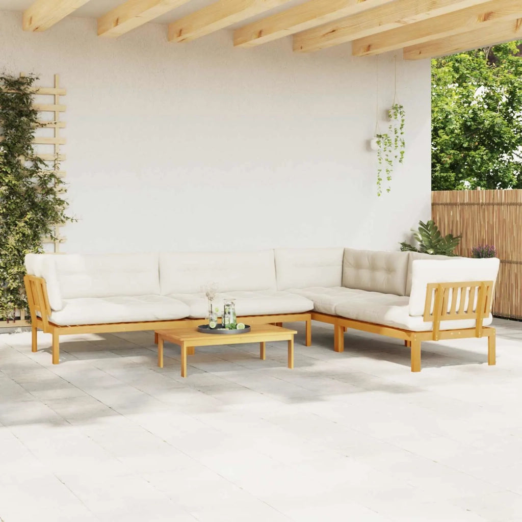 5 Pezzo Unità di divano pallet da giardino 3418267