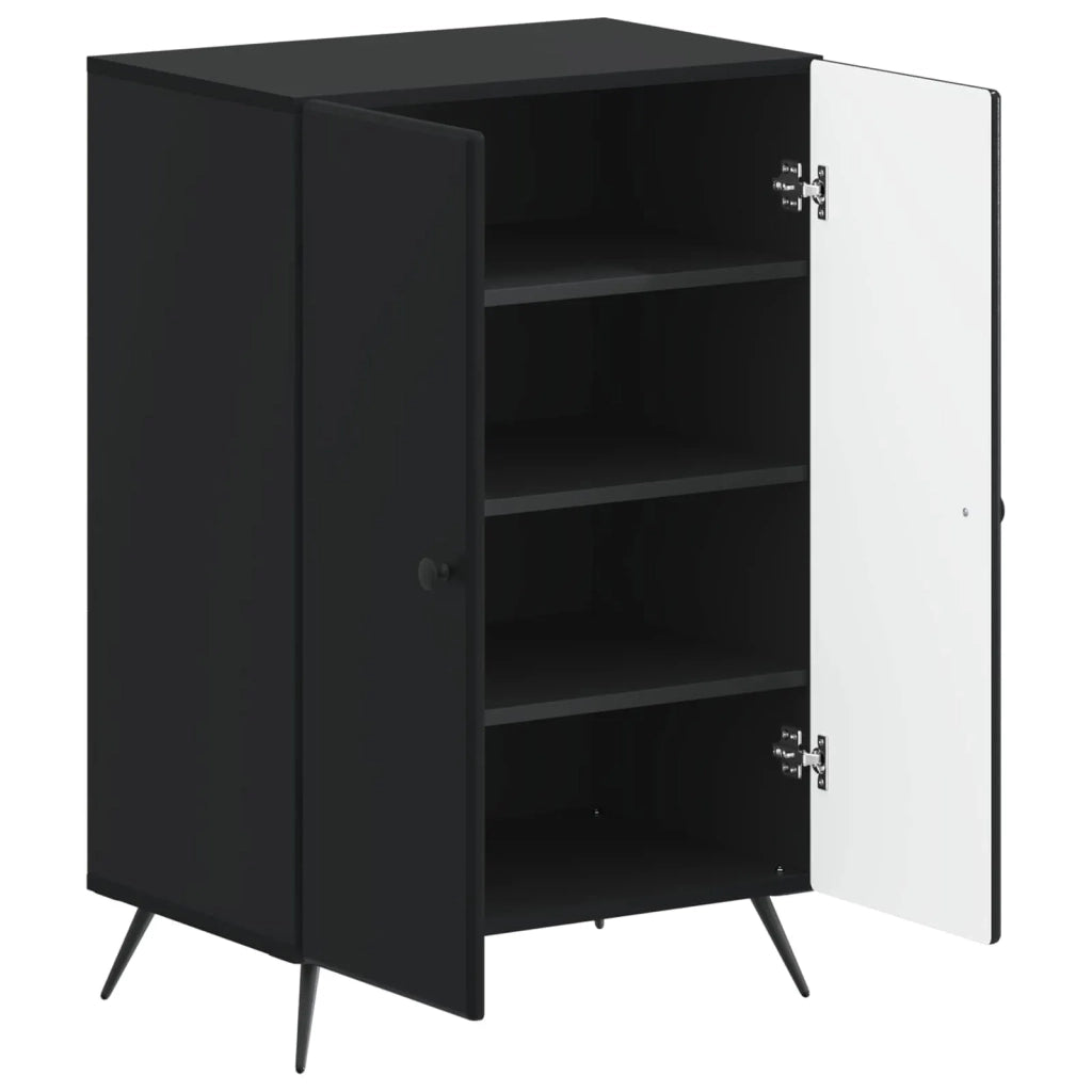 Mobile per scarpe BREDA 59,5 x 39,5 x 90 cm Nero 897526