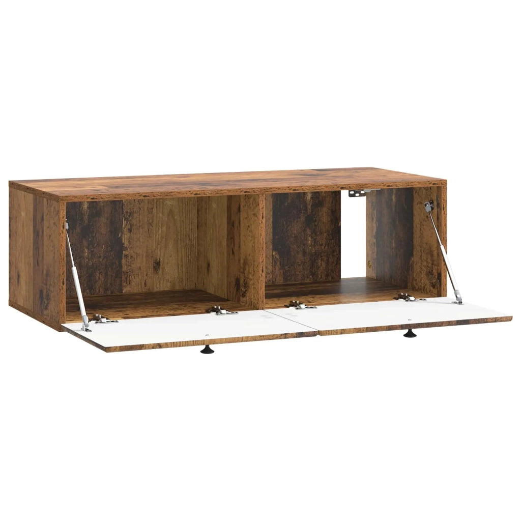 Mobile Porta TV da Muro 98 x 41 x 30 cm Legno antico 899213