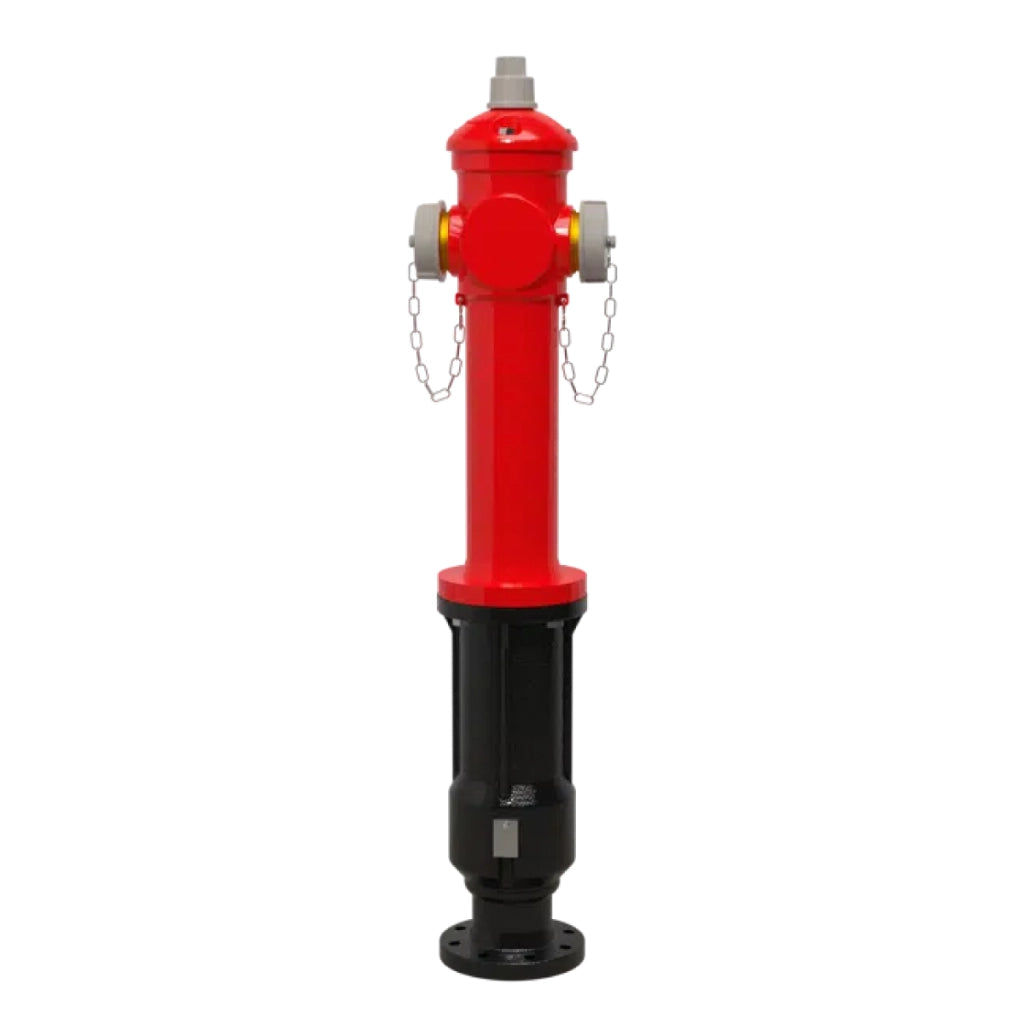 IDRANTE SOPRASUOLO A COLONNA MODELLO EUR A NORMA UNI EN 14384 IN GHISA DN80 - DN80 - PROFONDITÀ 500MM - DUE USCITE UNI DN 70  - BOC