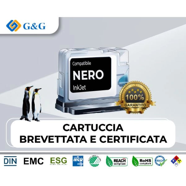 Ink g&g hp 973xl k 10000 pag rigenerato - 1R973-KGG-E