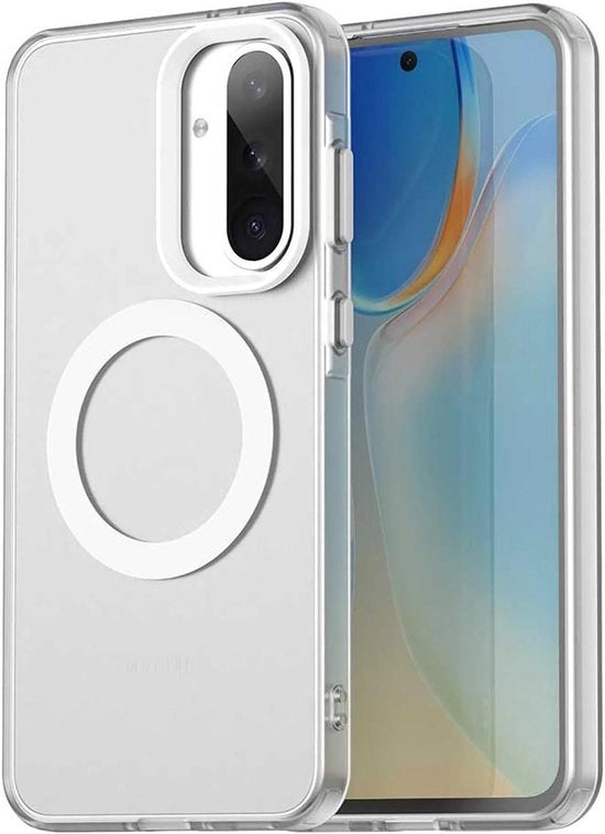Protezione ultrasottile per Galaxy A56 5G/A36 - Resistente allo shock - Premium silicone - Transparente - Bianco