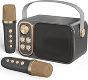 Karaoke Speaker Professionale con Microfoni Senza Fili - Bluetooth - Portatile - Ideale per Matrimoni e Feste di Compleanno